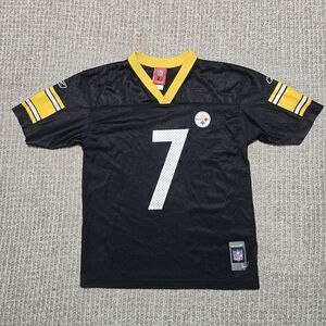 Reebok #7 Steelers Jersey Ben Roethlisberger Size Women's Large